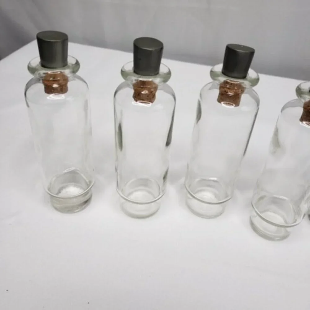 Unique Jars Spice Witchy Goth Silver Tone 6 Jars Kitchen Spells - Picture 13 of 16